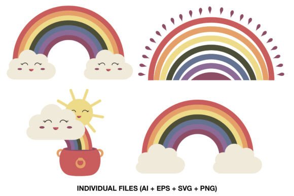Rainbow Baby Clipart - Download Now