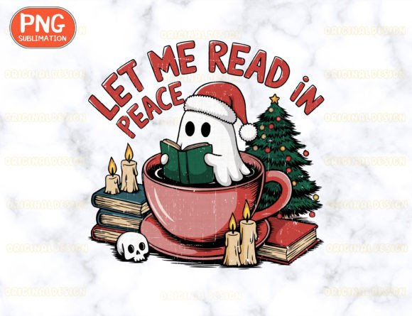 Download LET ME READ in PEACE Png, Christmas Cute - Png Collection