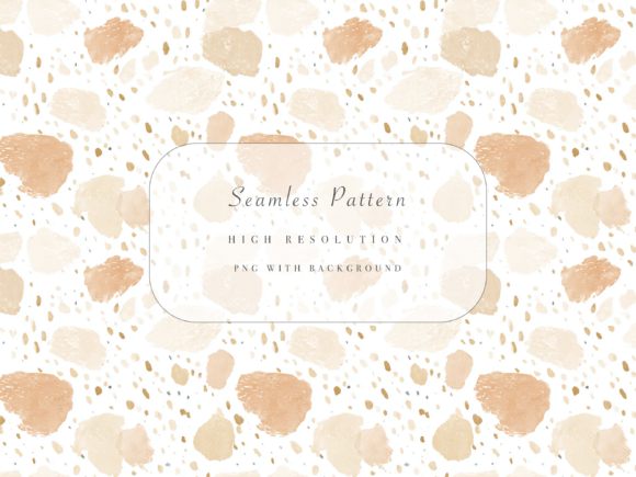 Warm Beige Watercolor Goat Hide Seamless Pattern - Download Now