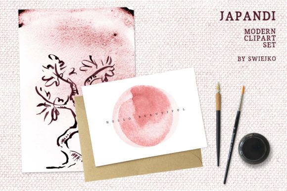 Japandi, Modern Clipart Set - Download Now