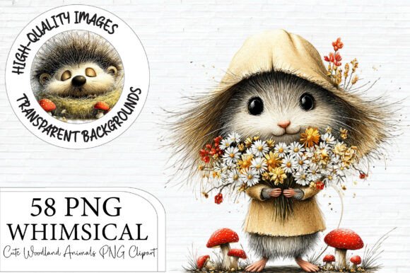 Download Whimsical Cute Woodland Animals PNG - Png Collection