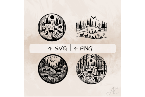 Download Forest SVG Bundle, Forest Animals PNG - Png Collection