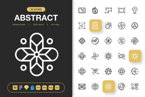 Abstract Icons - Download Now